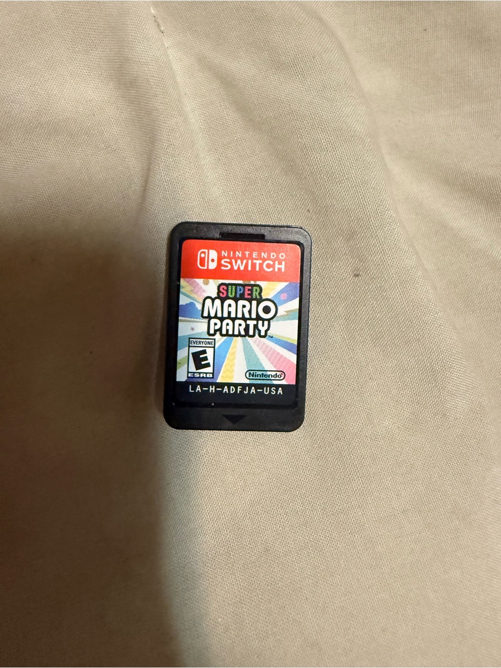 Nintendo Super Mario Party Switch Game Card - Black with Red Label